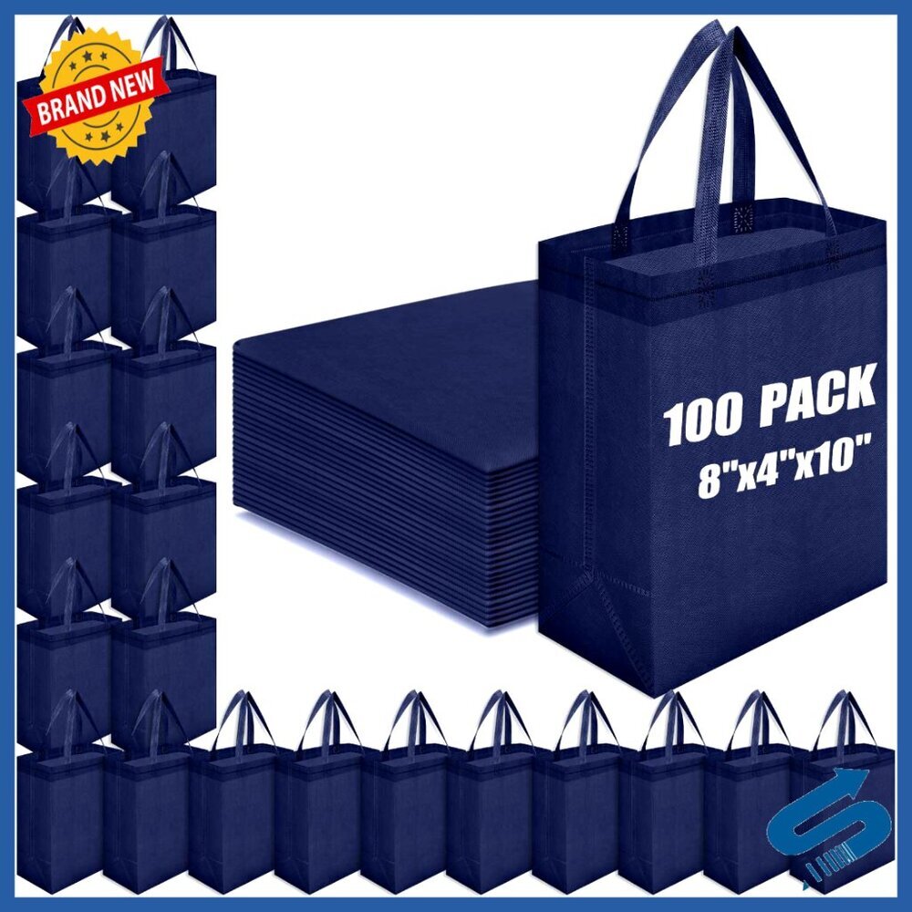 Reusable Non Woven Tote Bags Bulk Practical Eco Friendly Grocery Shopping